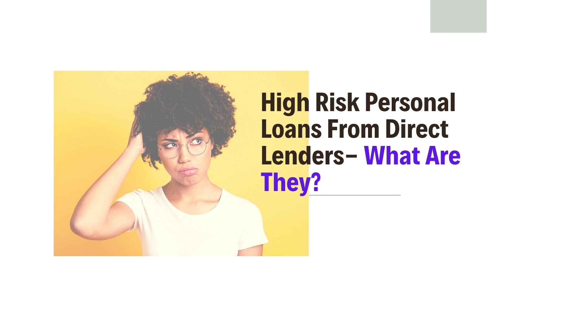 High Risk Personal Loans Guaranteed Approval Direct Lenders- Paydayapr.com